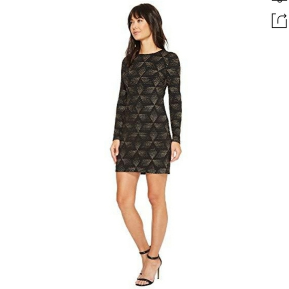 Vince Camuto Dresses & Skirts - SALE $10 VINCE CAMUTO•Black/gold• l/s•sz.6 •NWT•sparkle